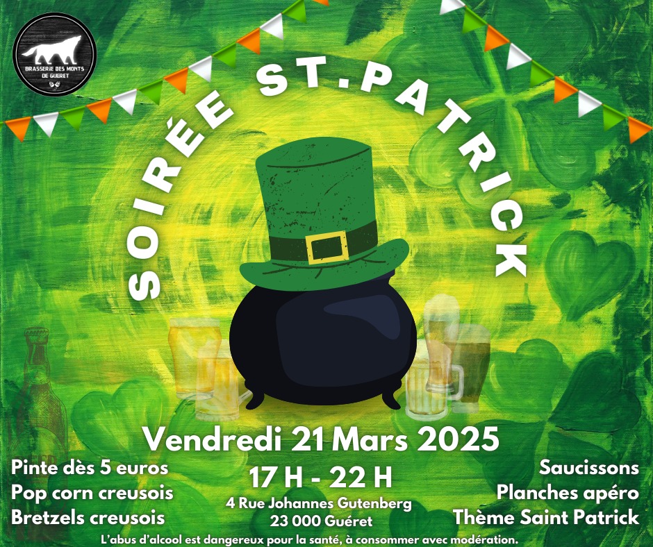 Soirée Saint-Patrick