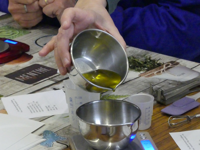 Atelier fabrication de cosmétiques naturels