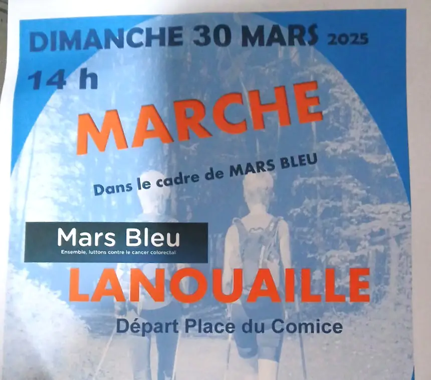 Mars bleu marche solidaire