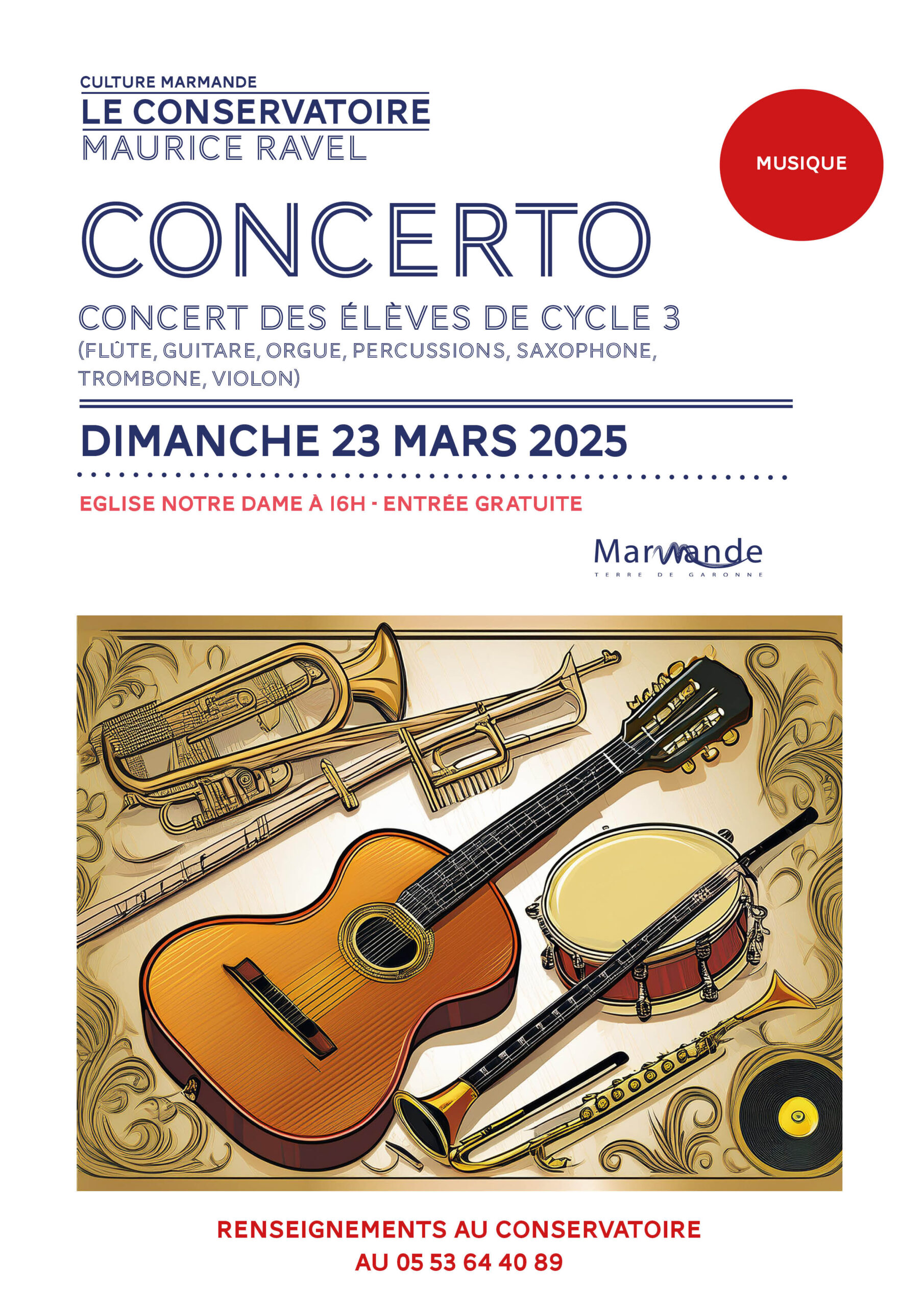 Concerto concert par les éléves de cycle 3