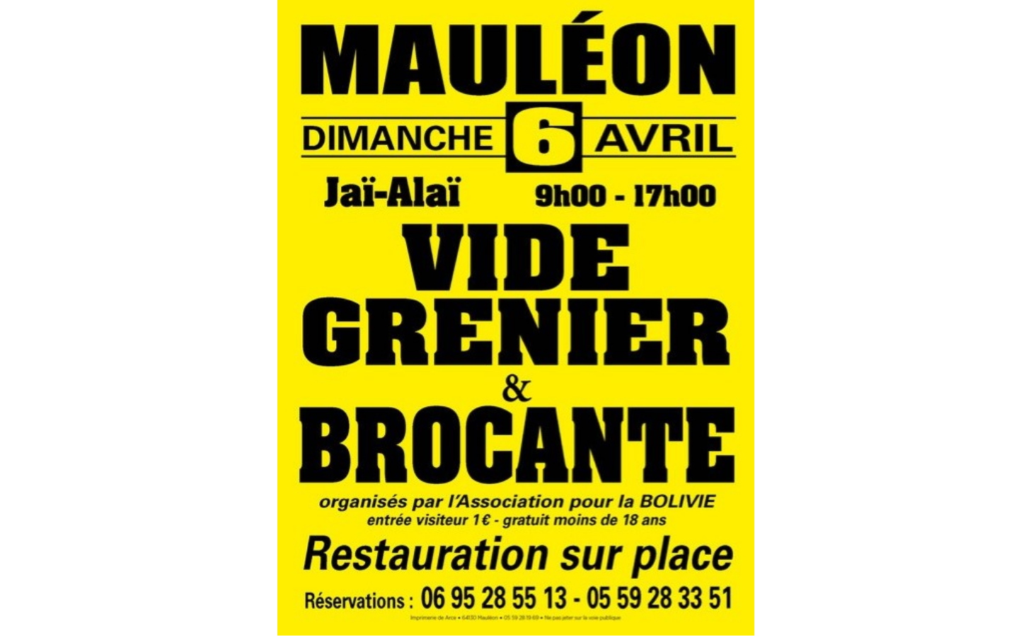 Vide grenier et brocante