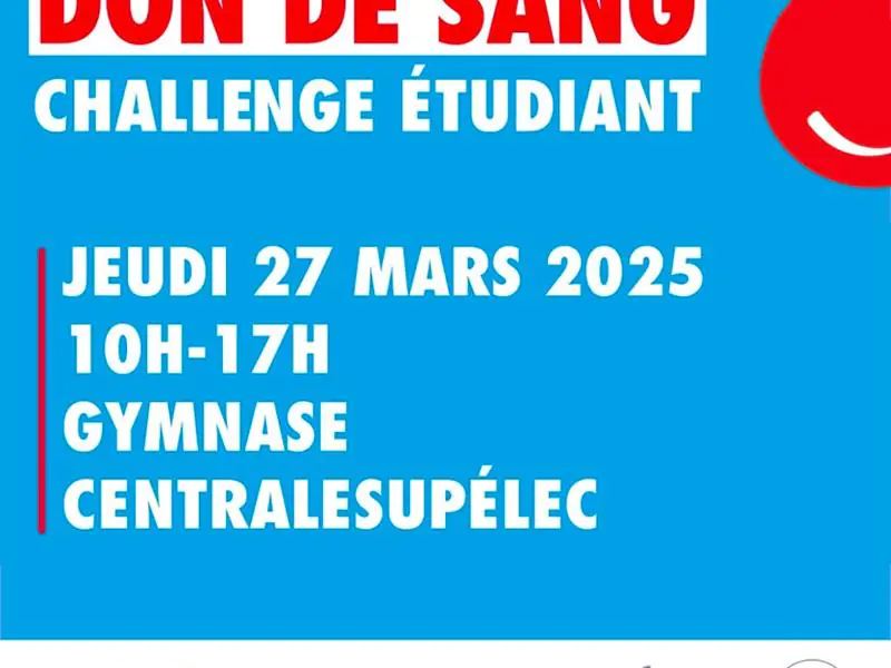 Don du sang challenge étudiant