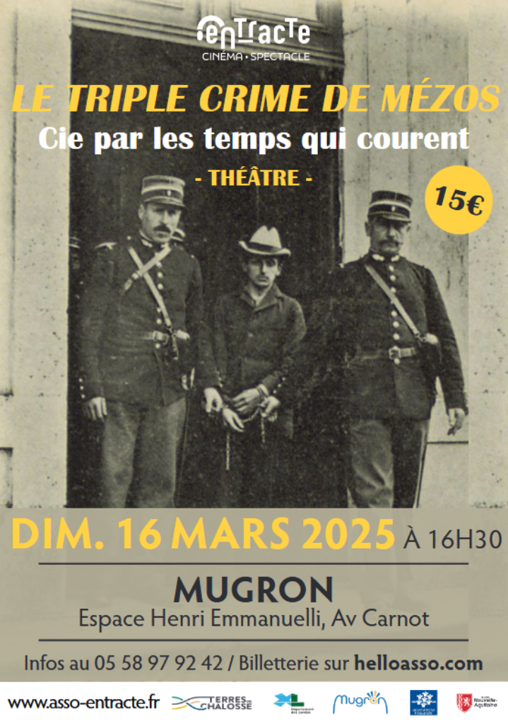 Théâtre "Le triple crime de Mézos"