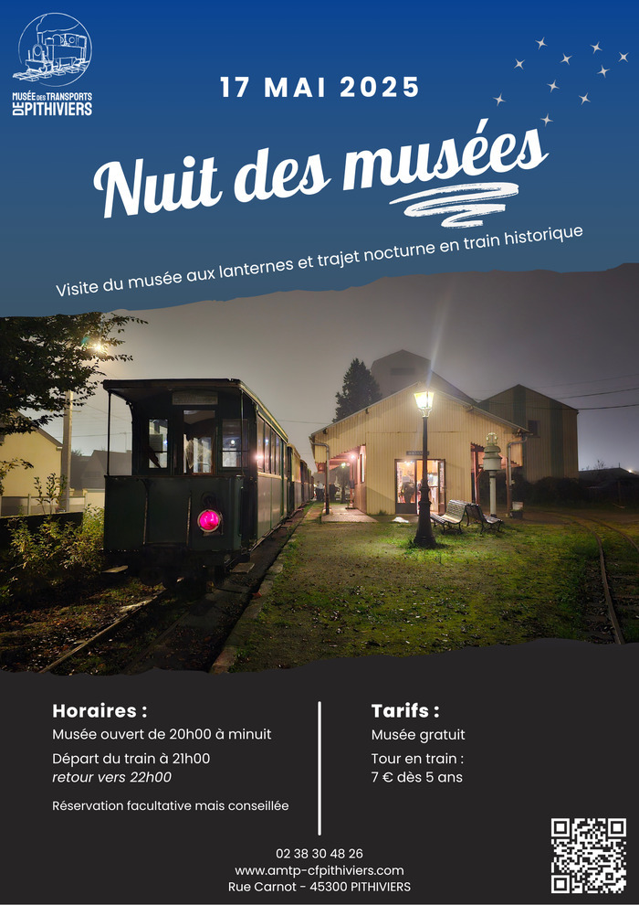 Nocturne au Musée des Transports Musée des Transports Pithiviers