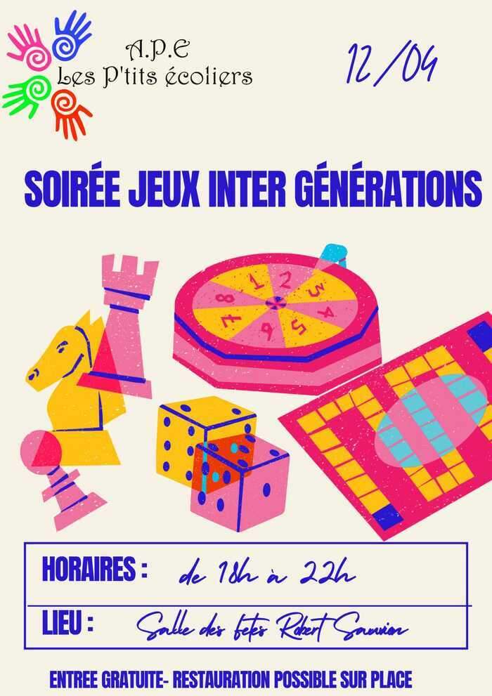 Soirée jeux inter générations