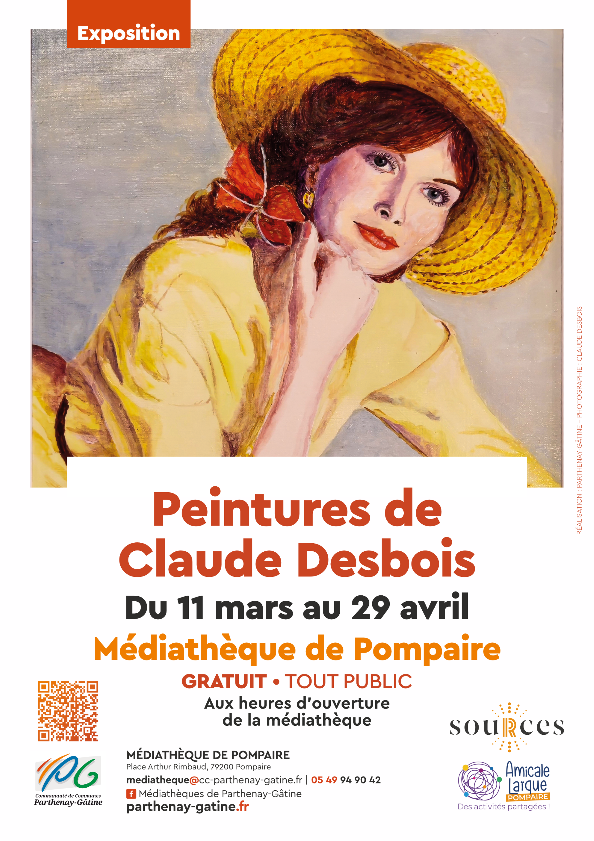 Exposition de peintures de Claude Desbois