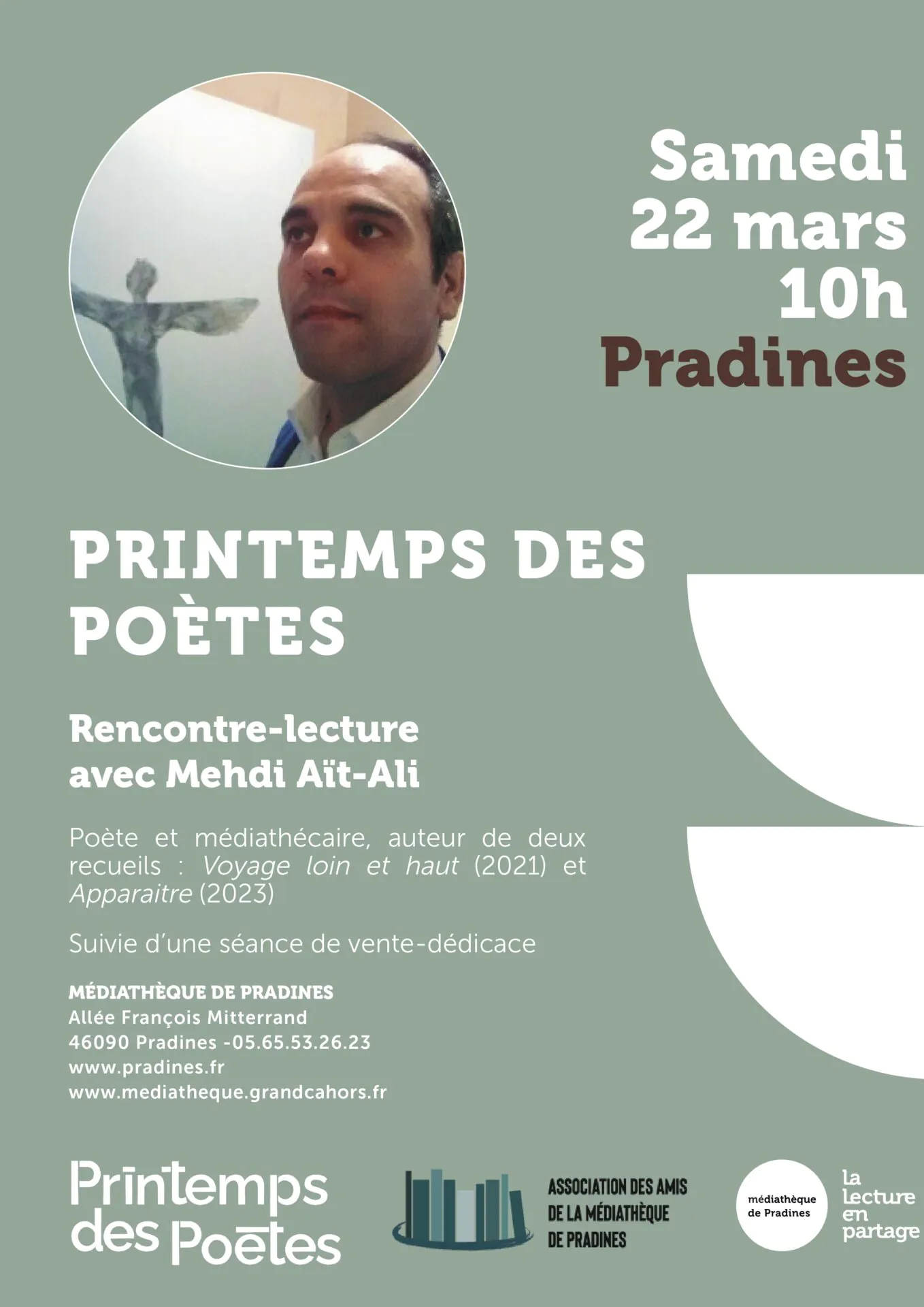 Rencontre-lecture avec Mehdi Aït-Ali