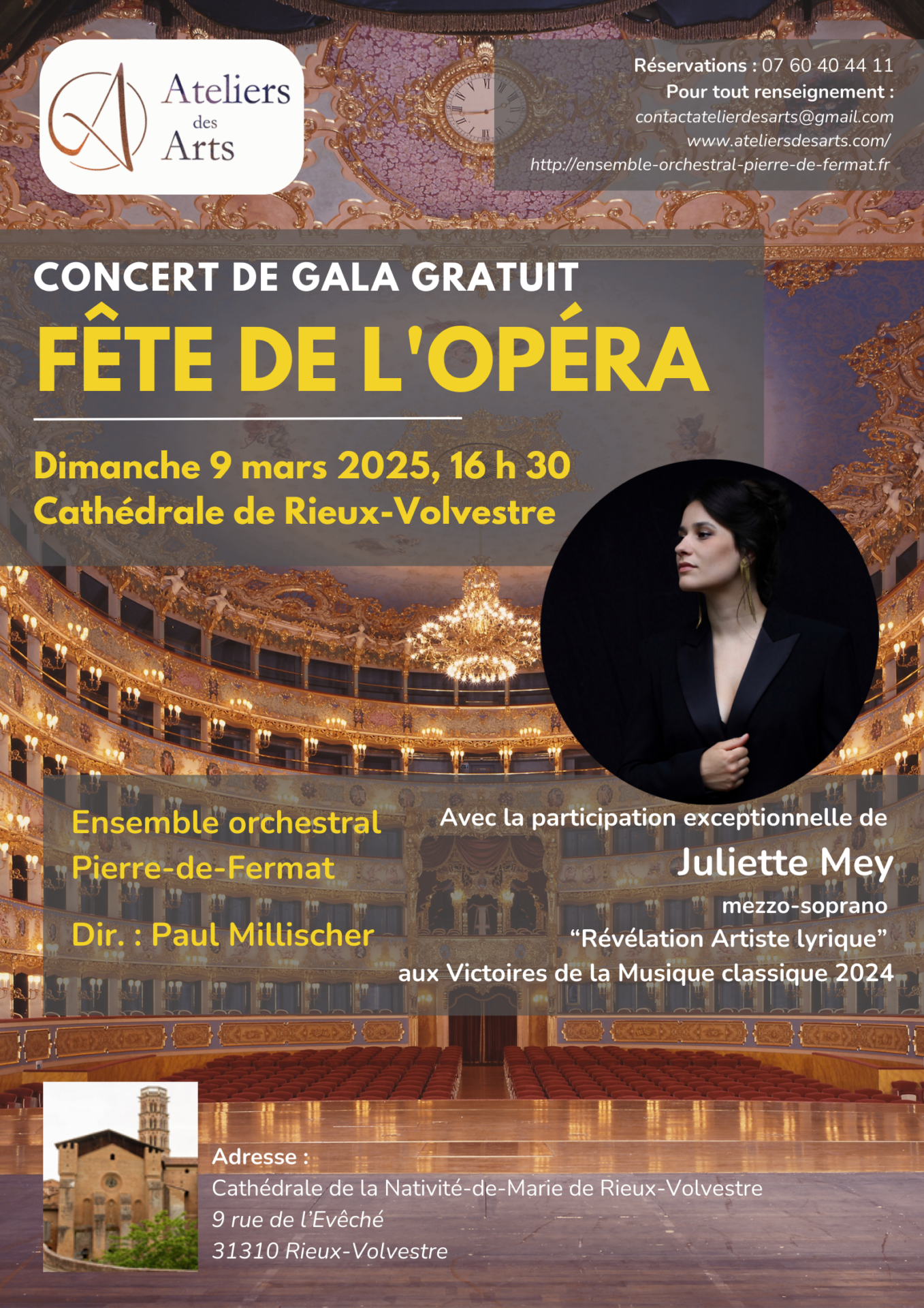 CONCERT DE GALA GRATUIT FÊTE DE L'OPÉRA