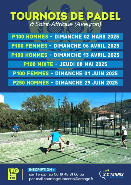 Tournois de Padel