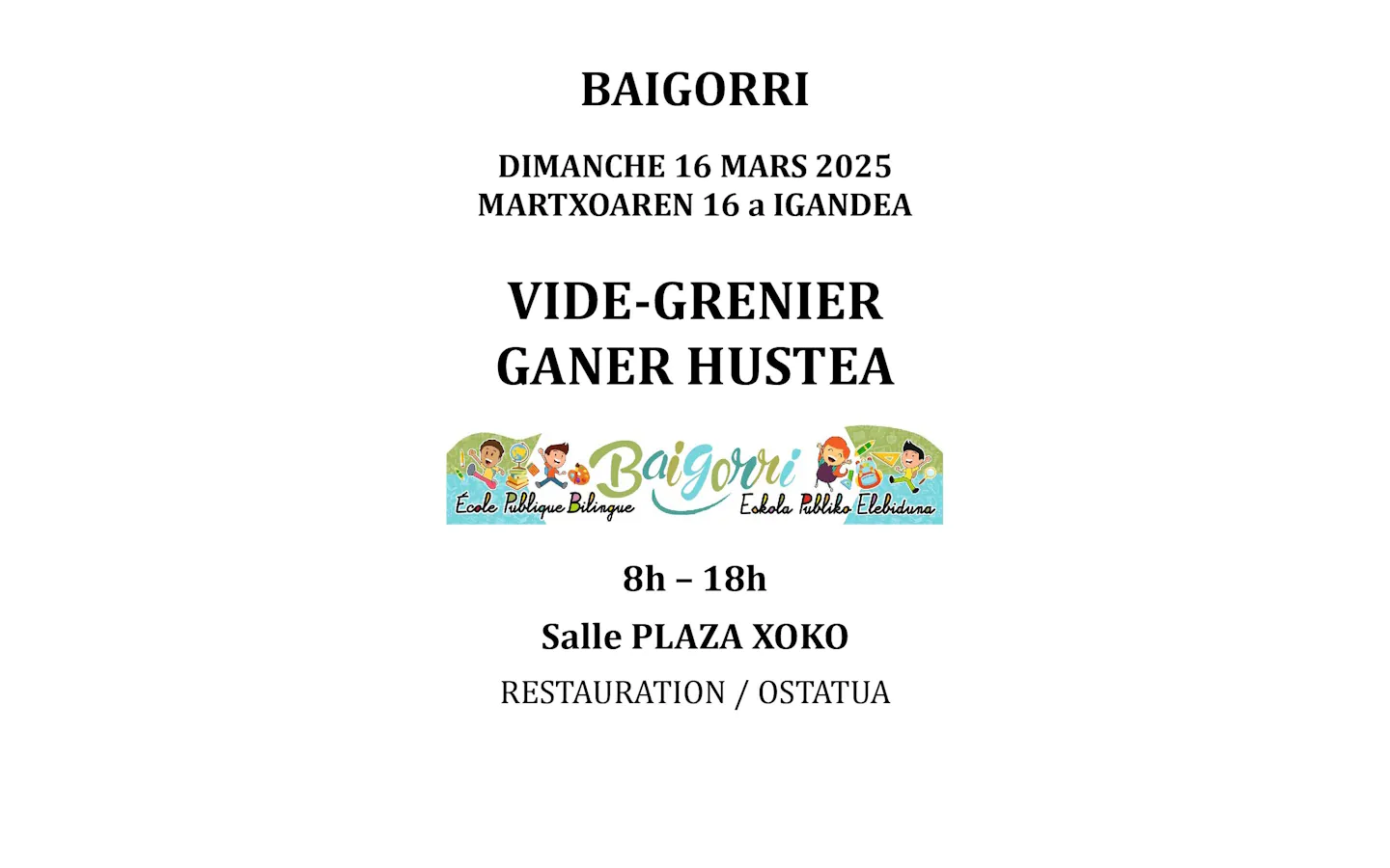 Vide grenier