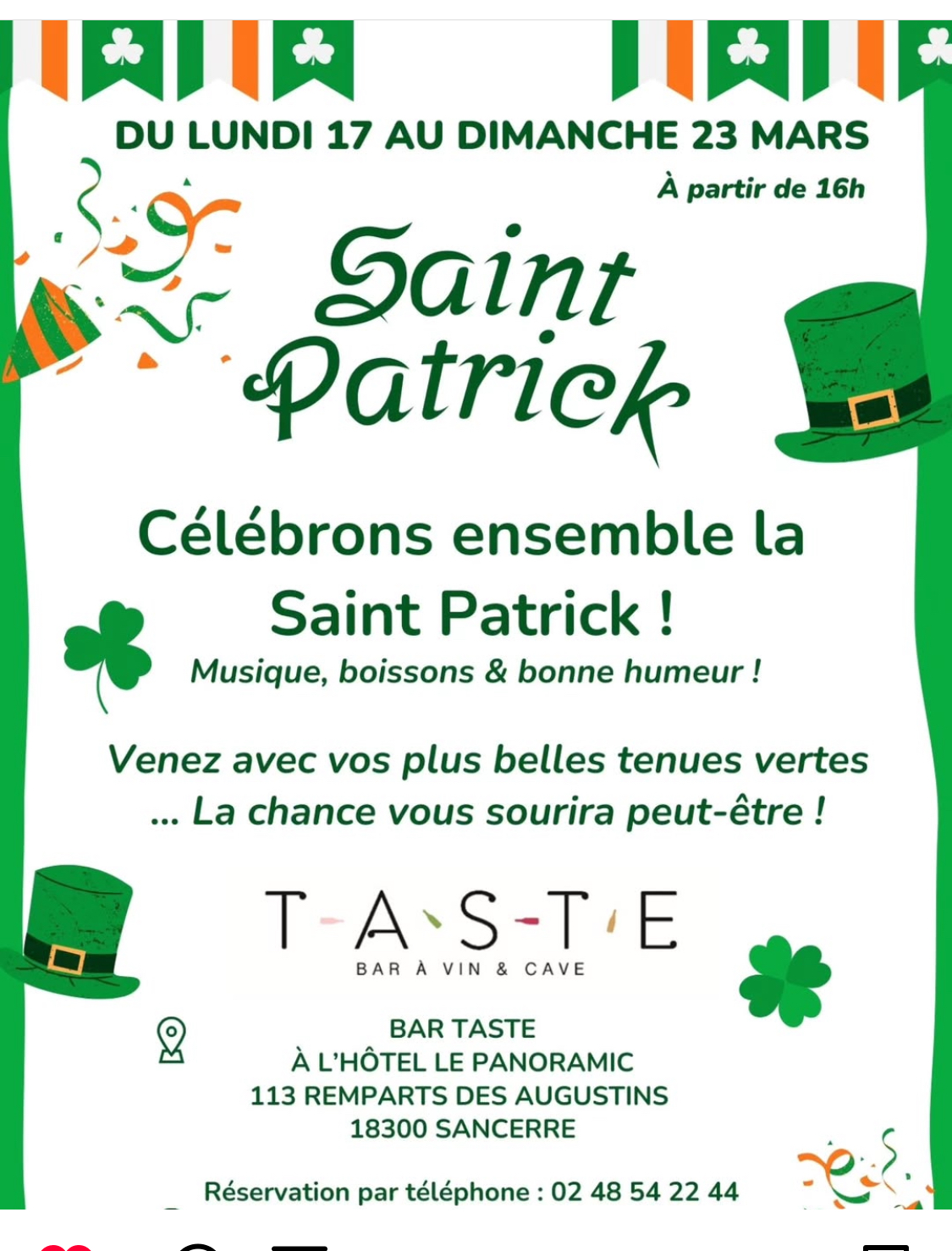 Soirées Saint Patrick