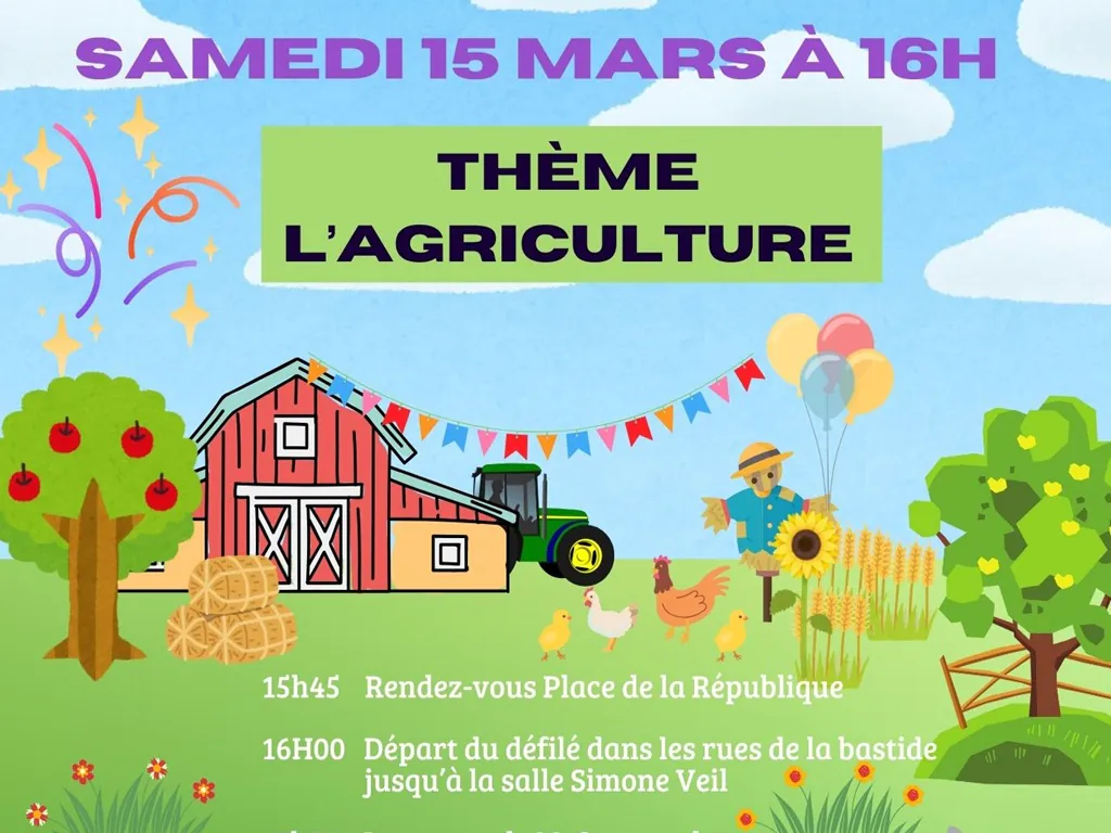 Carnaval sur le thème de l'agriculture