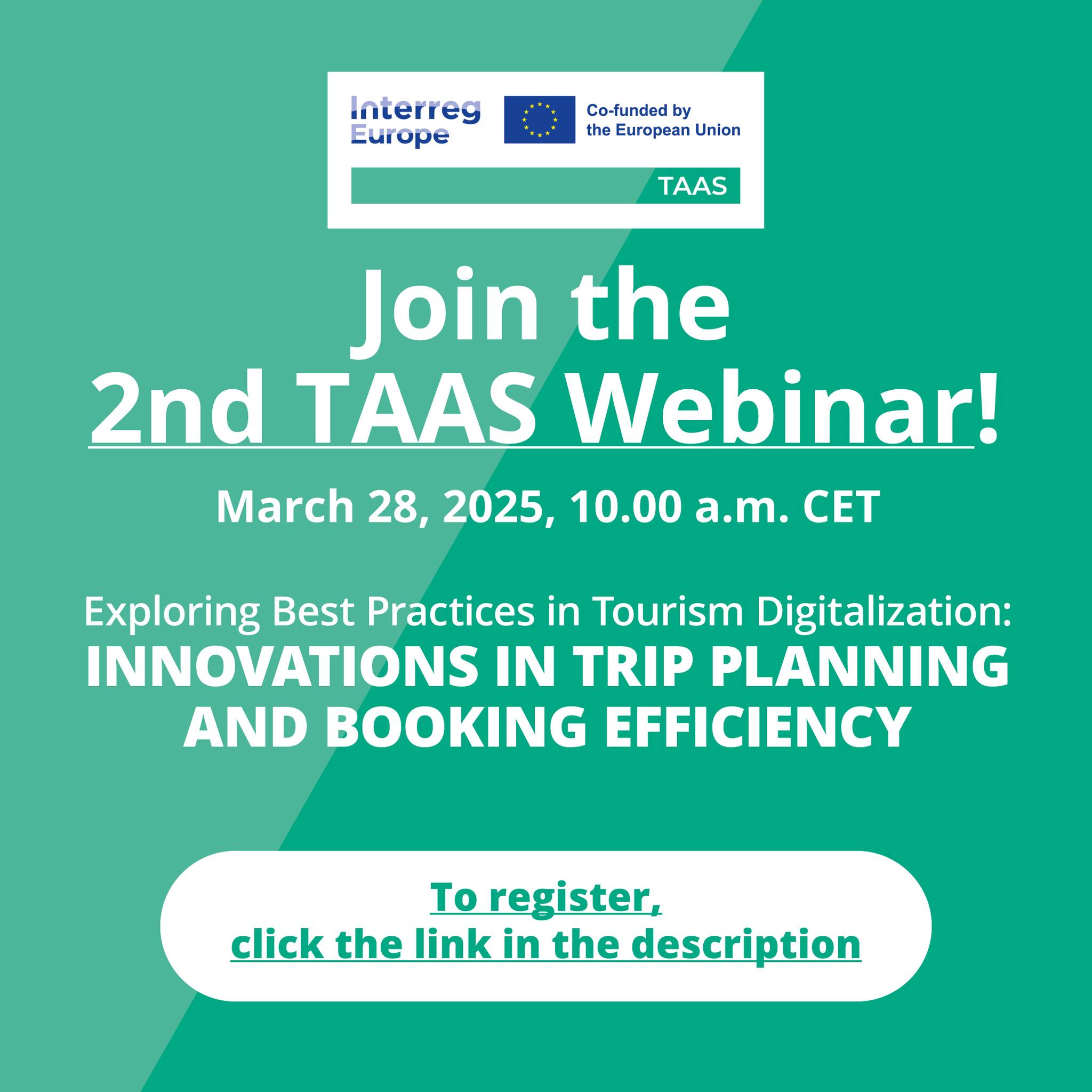 WEBINAIRE DU PROJET EUROPEEN TAAS