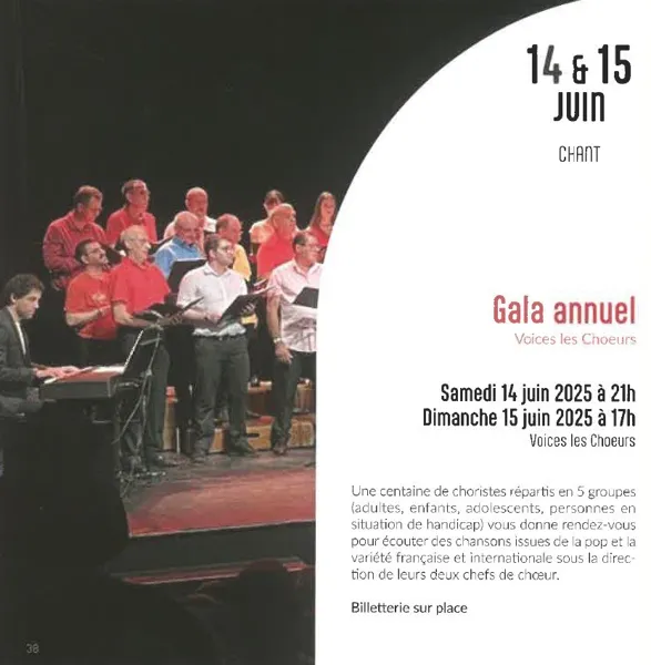 Gala annuel de "Voices Les Choeurs"