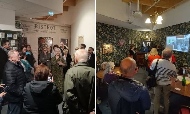 Bistrot et cartes postales