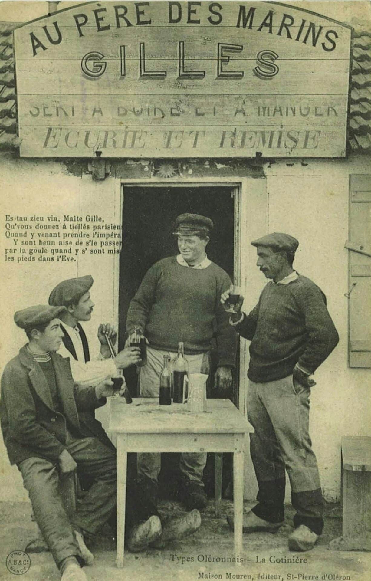 Bistrot et cartes postales