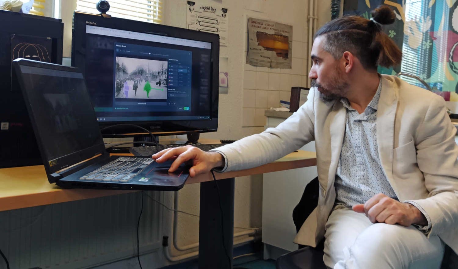 Bistrot et carte postale