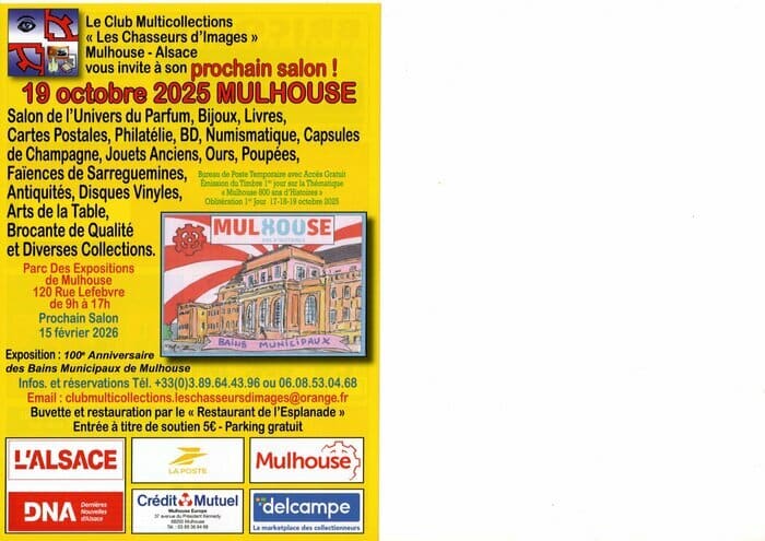 Salon des Collectionneurs et des Passionnés parc expo 120 rue Lefebvre 68100 Mulhouse Mulhouse