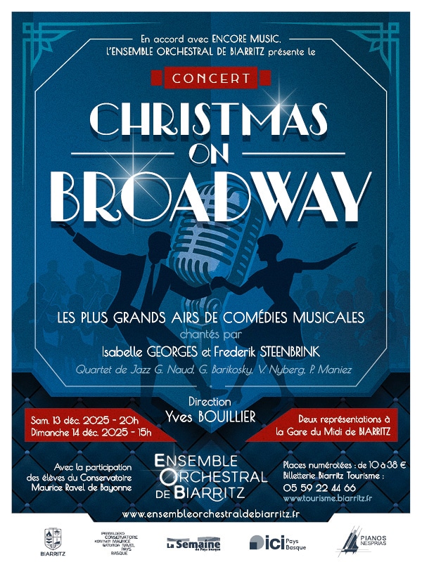 Ensemble Orchestral de Biarritz Christmas On Broadway