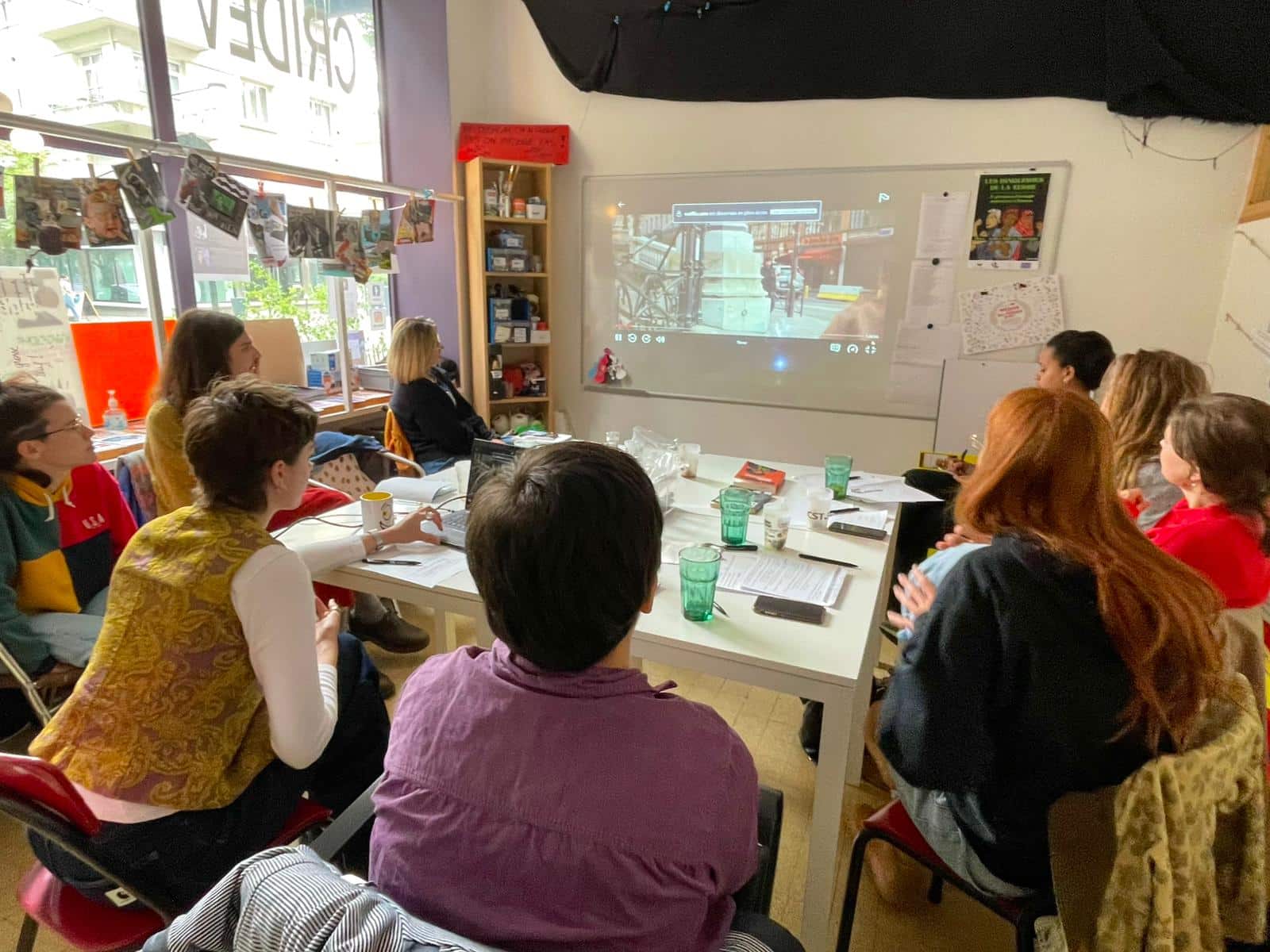 Décryptage d'extraits de films français à l'atlier du CRIDEV