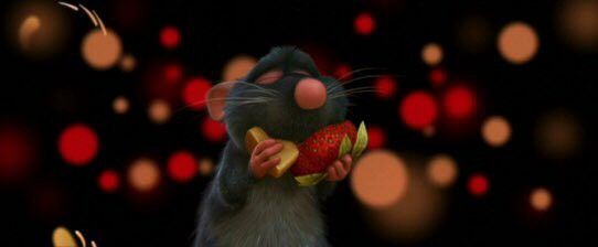 Ratatouille : rémi goûte une fraise et du fromage