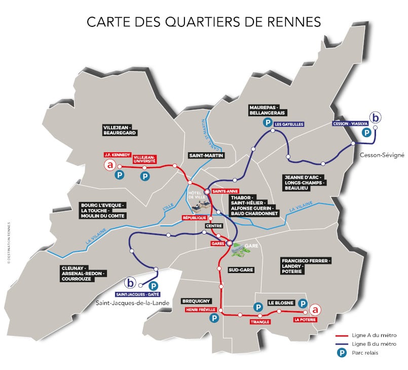 Rennes quartiers
