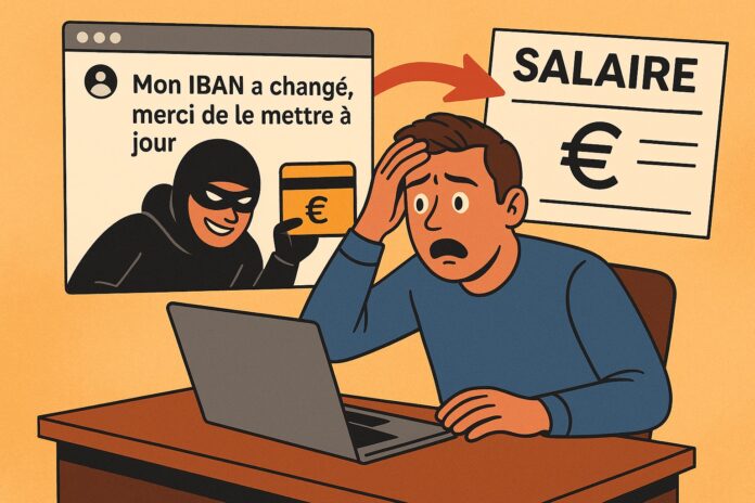 vol salaire iban faux