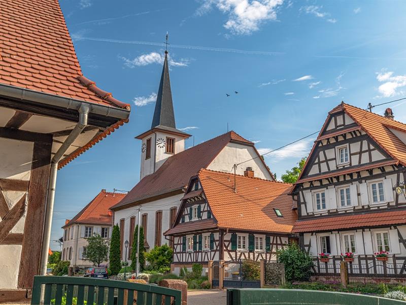 Circuit à vélo des champs de bataille de 1870 au village le plus long d’Alsace Wissembourg Grand Est