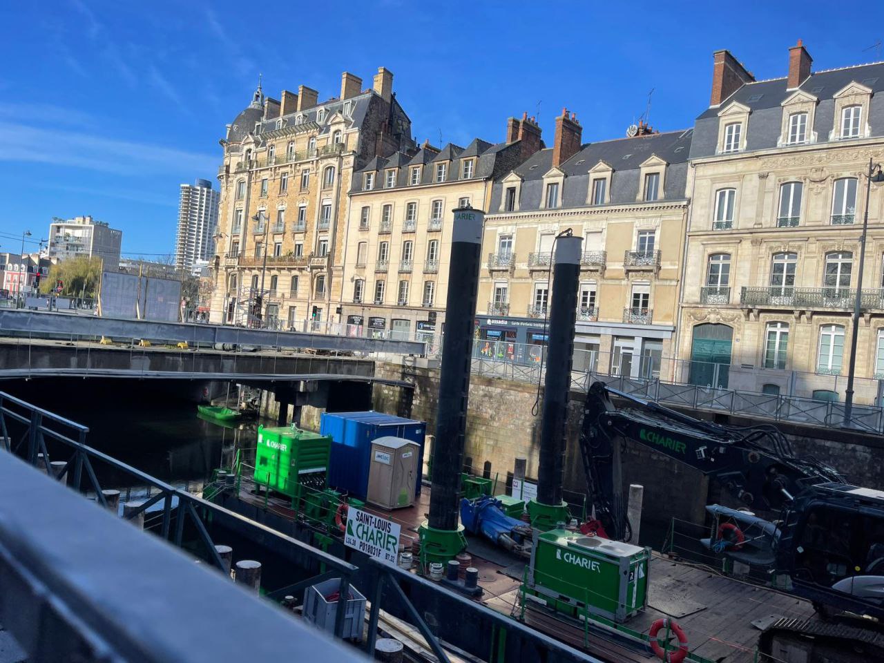 Chantier Vilaine Rennes