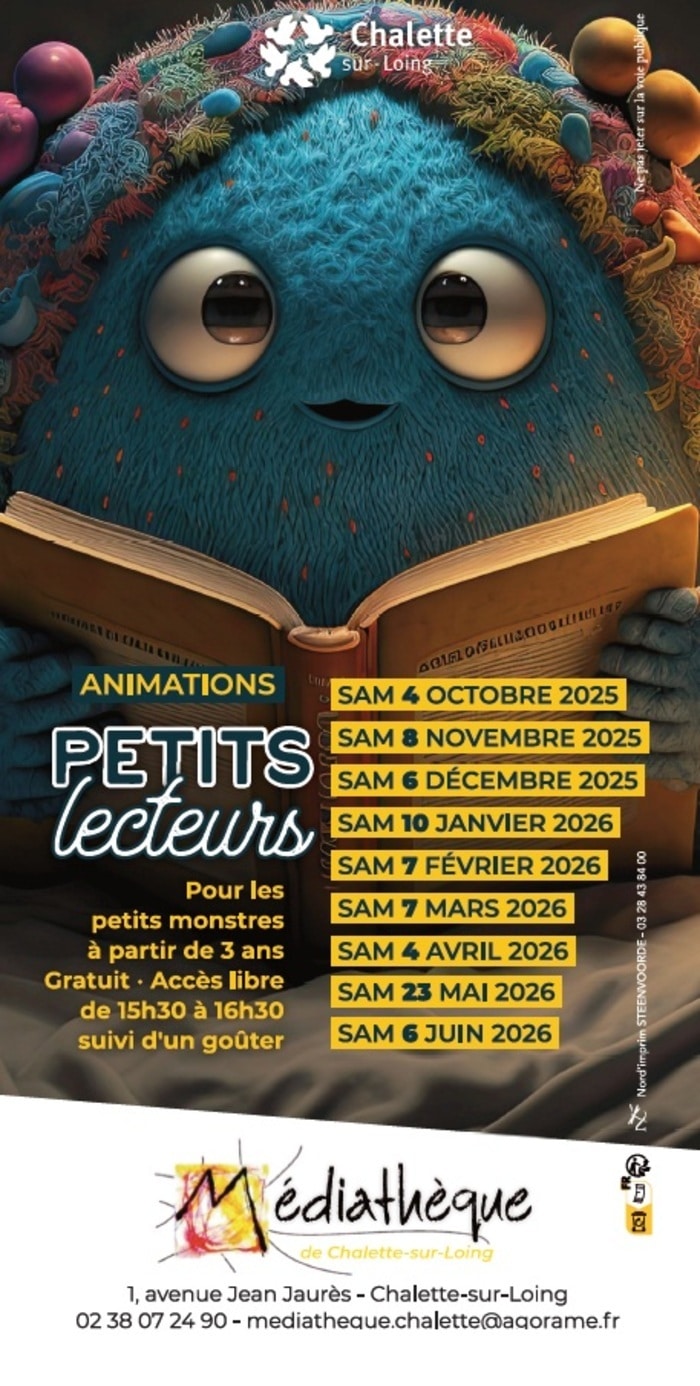 Petits lecteurs Médiathèque de Chalette-sur-Loing Chalette-sur-Loing