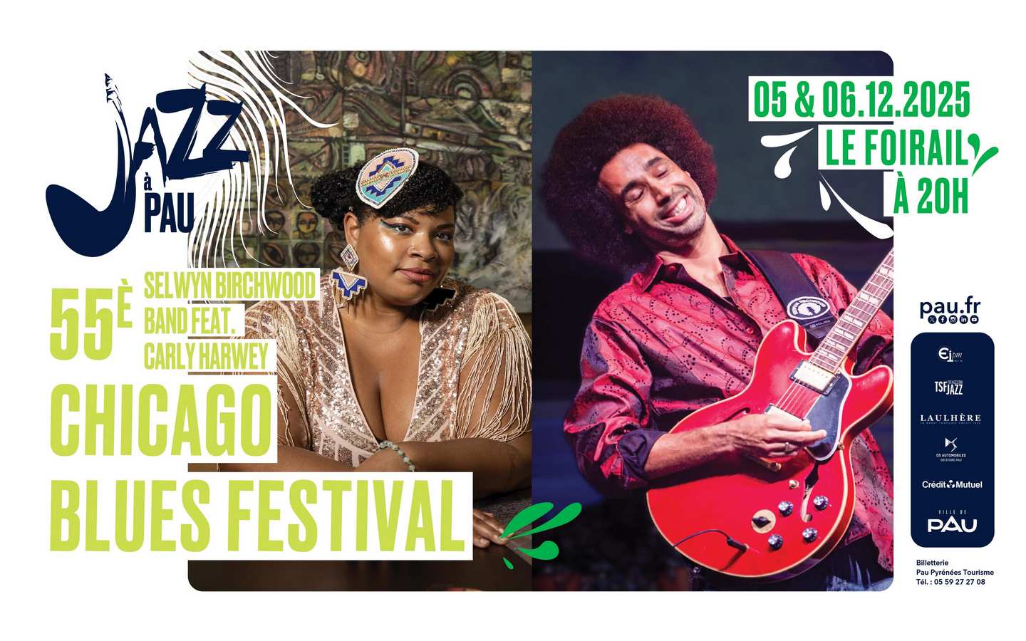 Saison de "Jazz à Pau" 55è Chicago Blues Festival