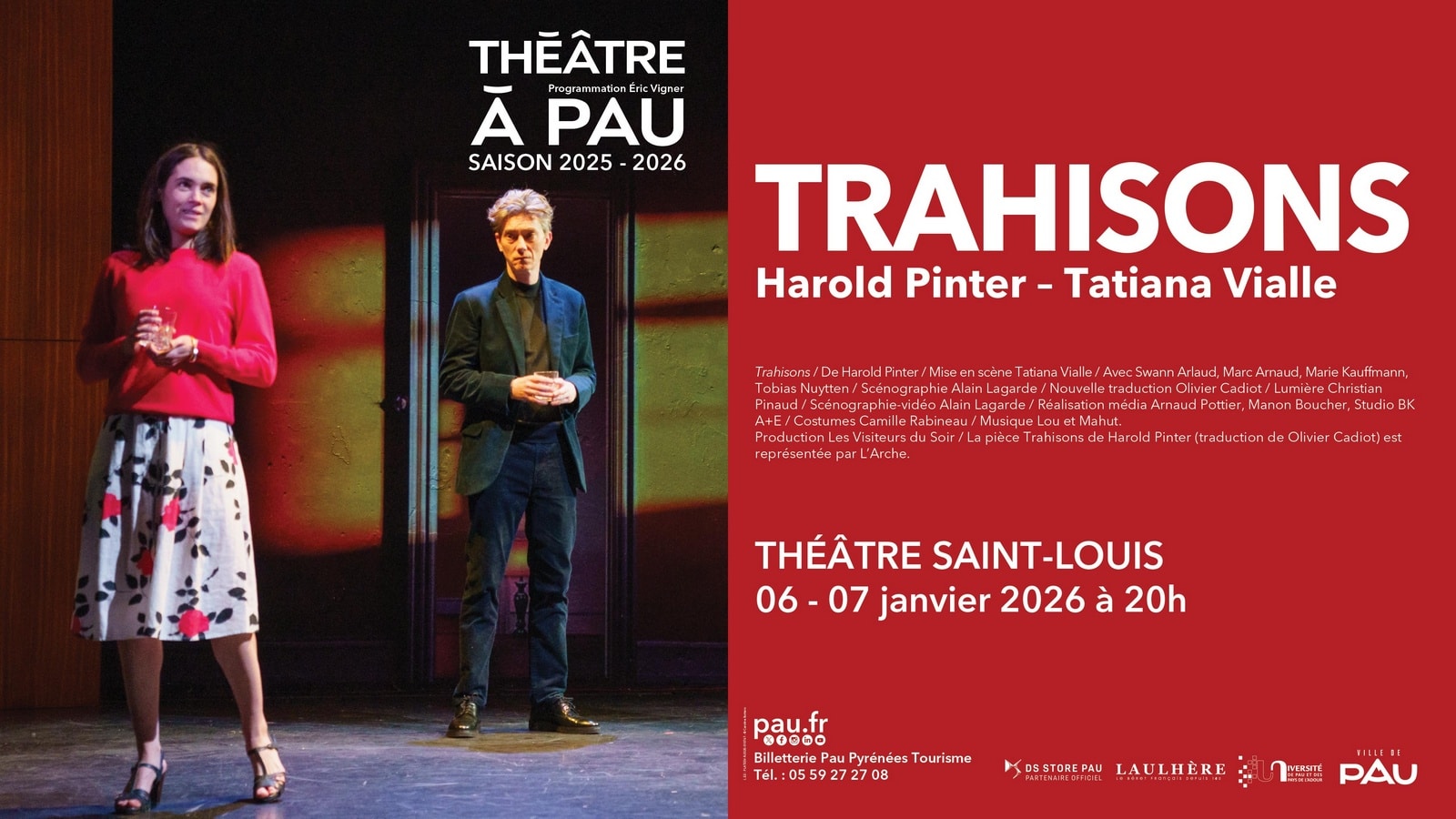 Théâtre à Pau Trahisons
