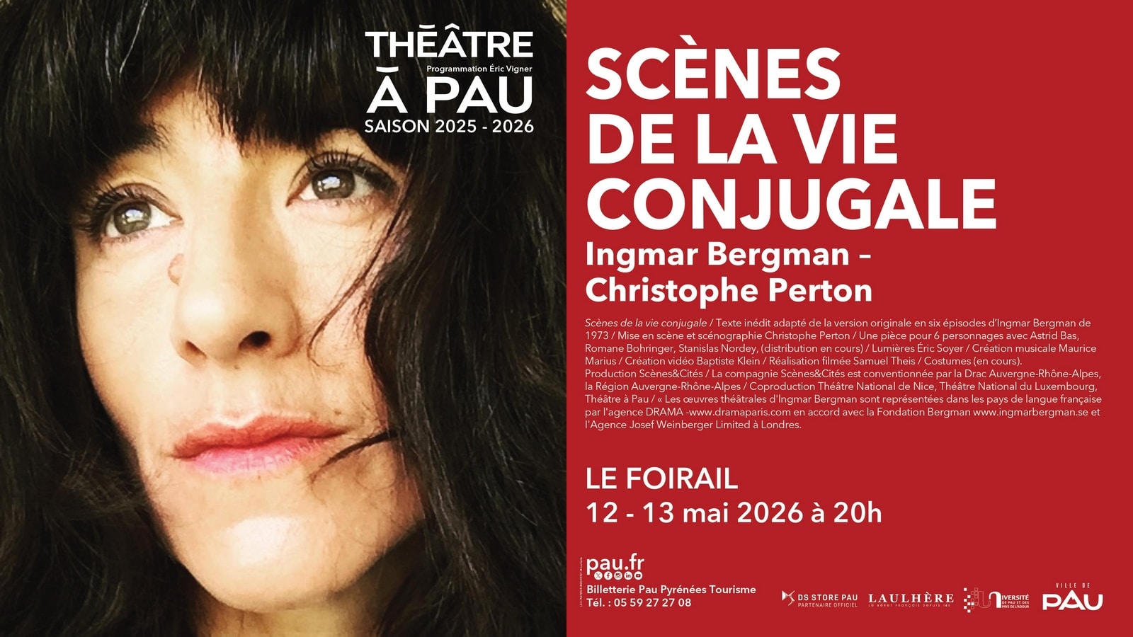 Théâtre à Pau Scènes de la vie conjugale
