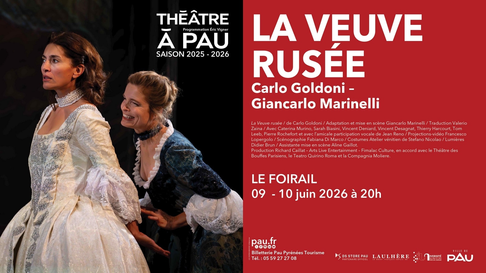 Théâtre à Pau La veuve rusée