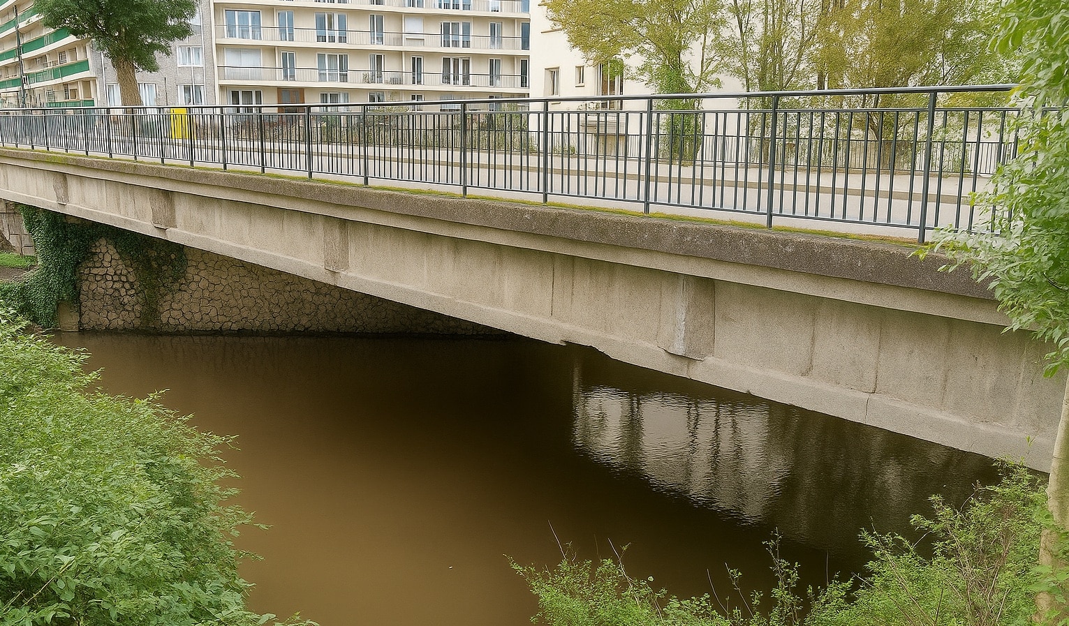 pont passerelle rue papu rennes