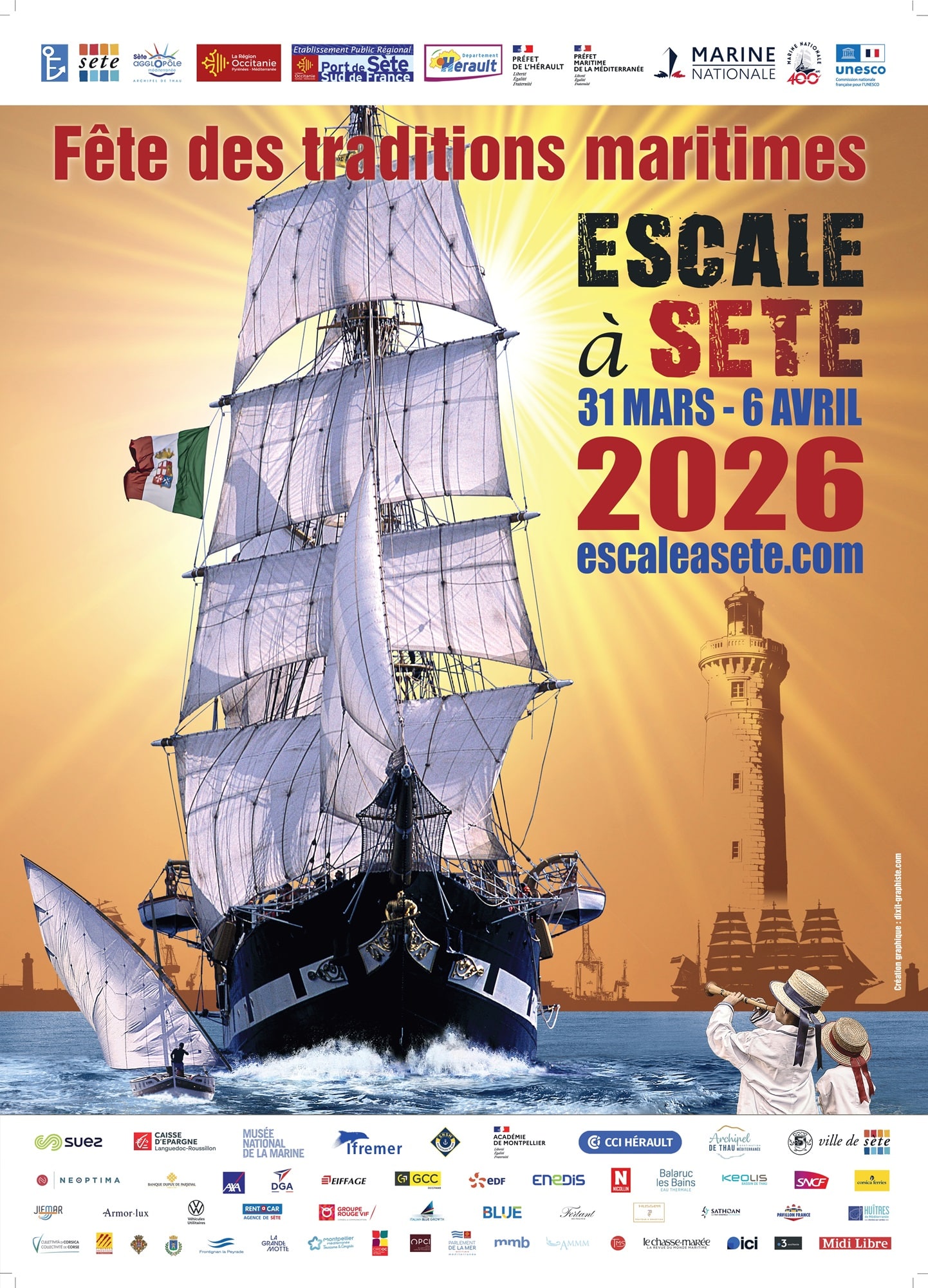 ESCALE À SÈTE 2026 FÊTE DES TRADITIONS MARITIMES