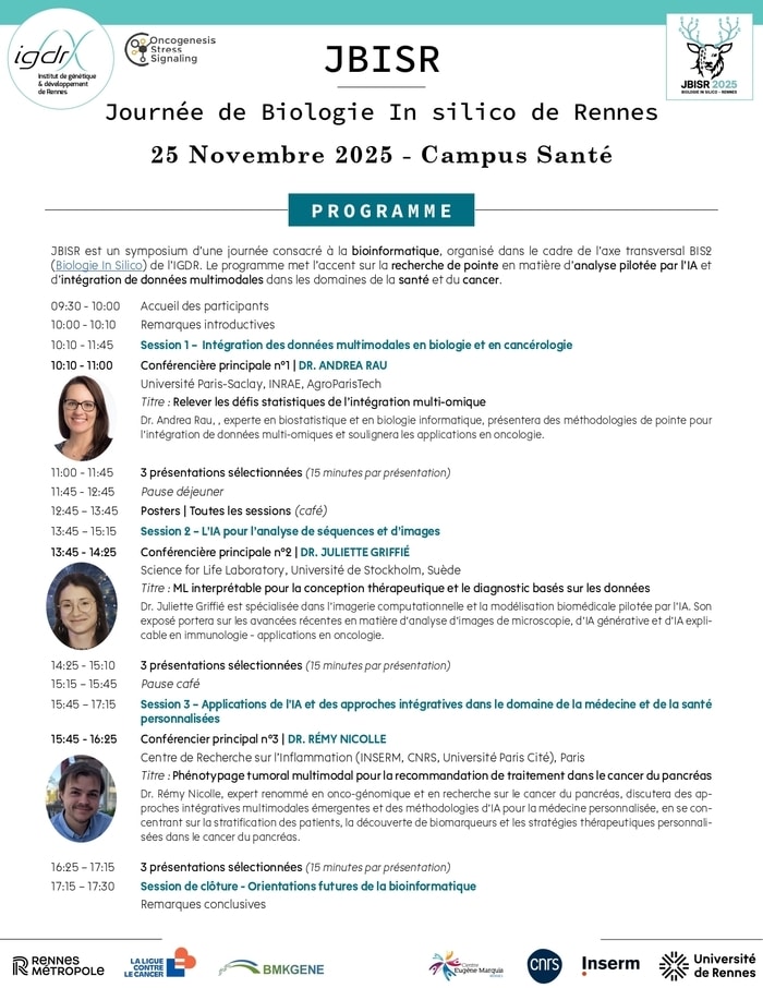 SYMPOSIUM Institut Génétique & Développement de Rennes (IGDR) Rennes