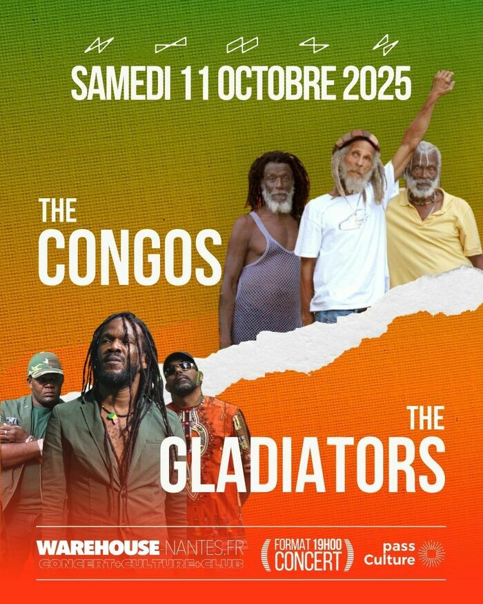 The Congos & The Gladiators en concert à Nantes ! Warehouse
