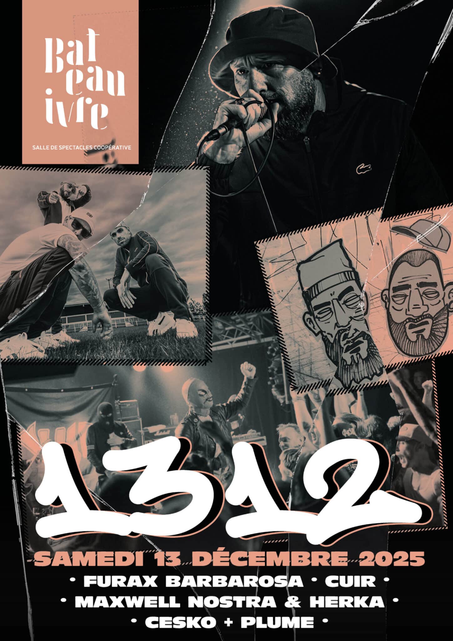 1312 Party • Furax Barbarosa + Cuir + Maxwell Nostar & Herka + Cesko & Plume