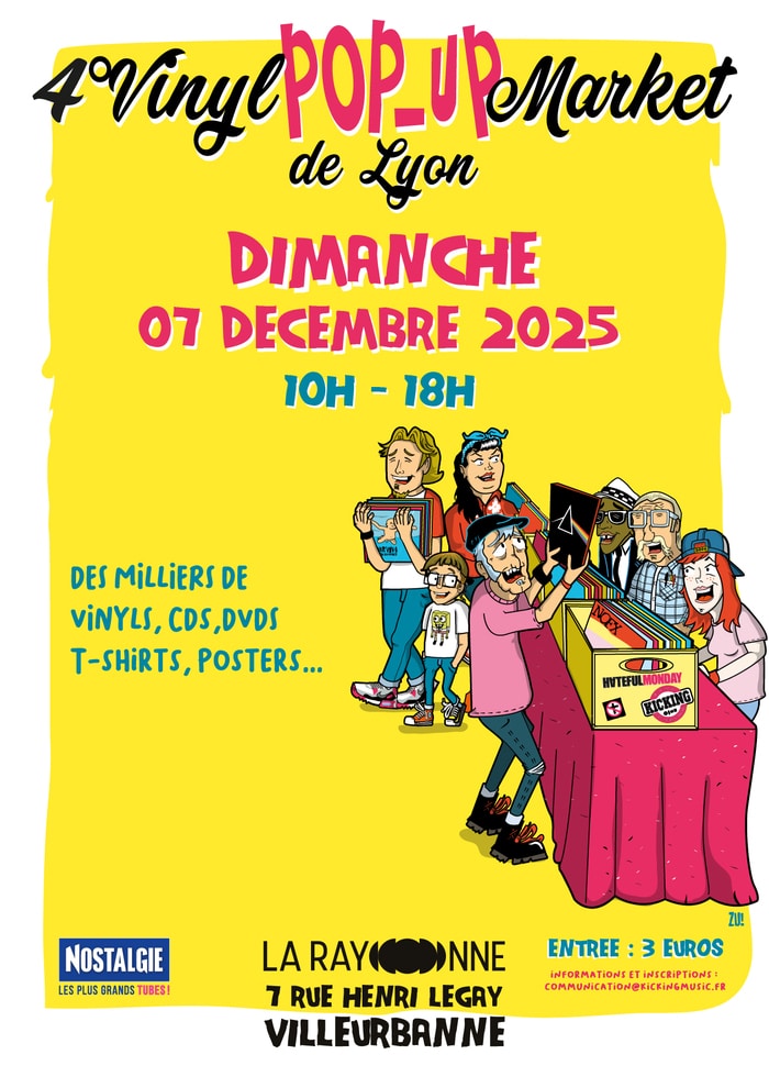 4° Vinyl Pop Up Market de Lyon La Rayonne Villeurbanne