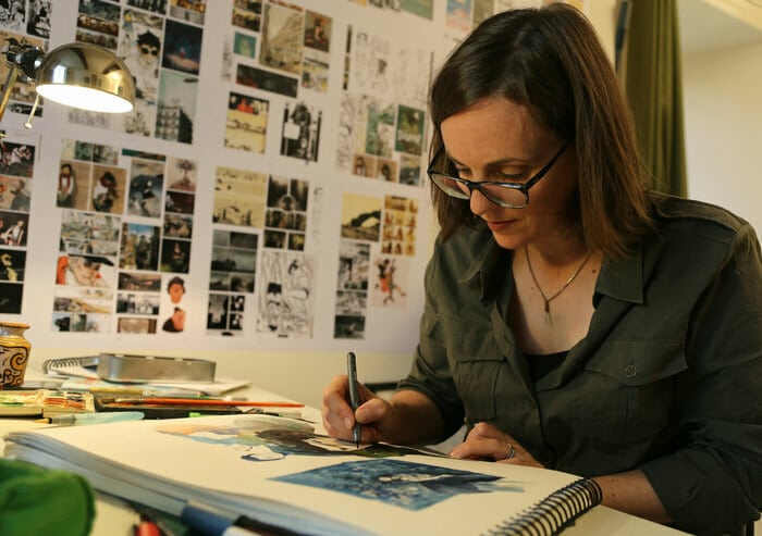Balade littéraire avec Mayalen Goust Bibliothèque Bellangerais Rennes