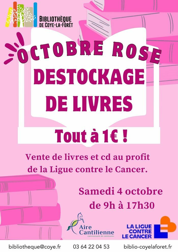 Déstockage de livres Bibliothèque de Coye-la-Forêt Coye-la-Forêt