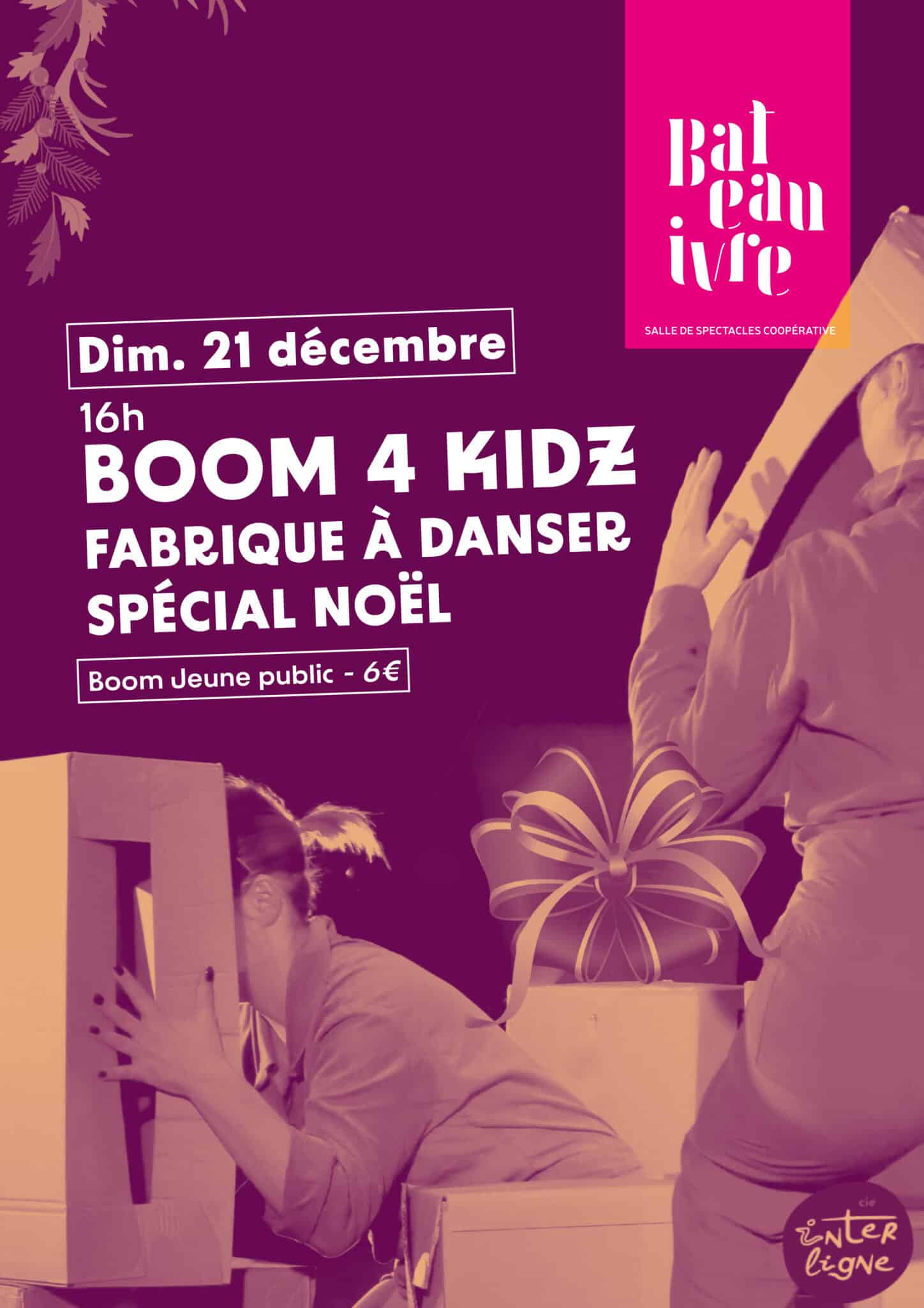 [Boum 4 Kidz] La fabrique à danser + Boum spécial noël