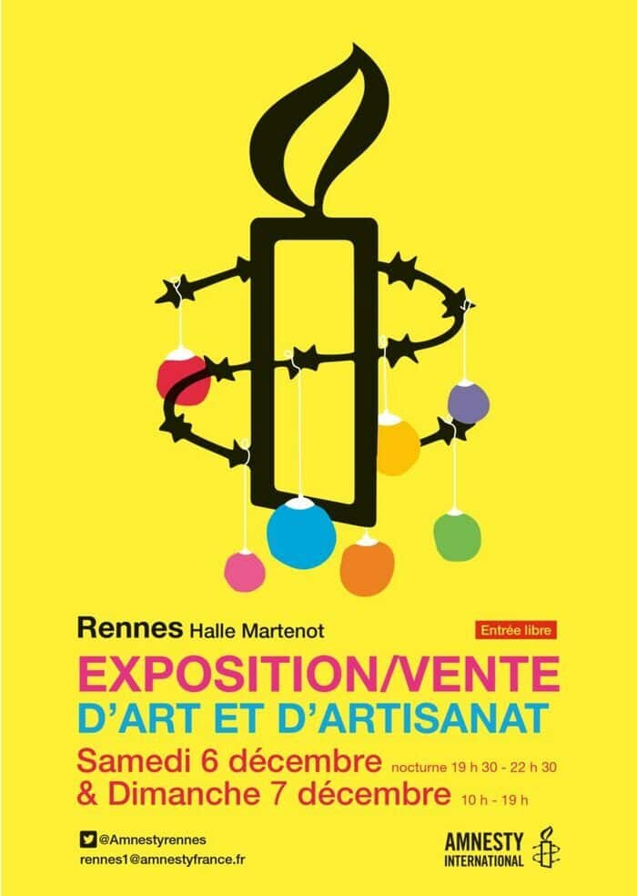 Exposition vente d'Art et Artisanat Halle Martenot Rennes