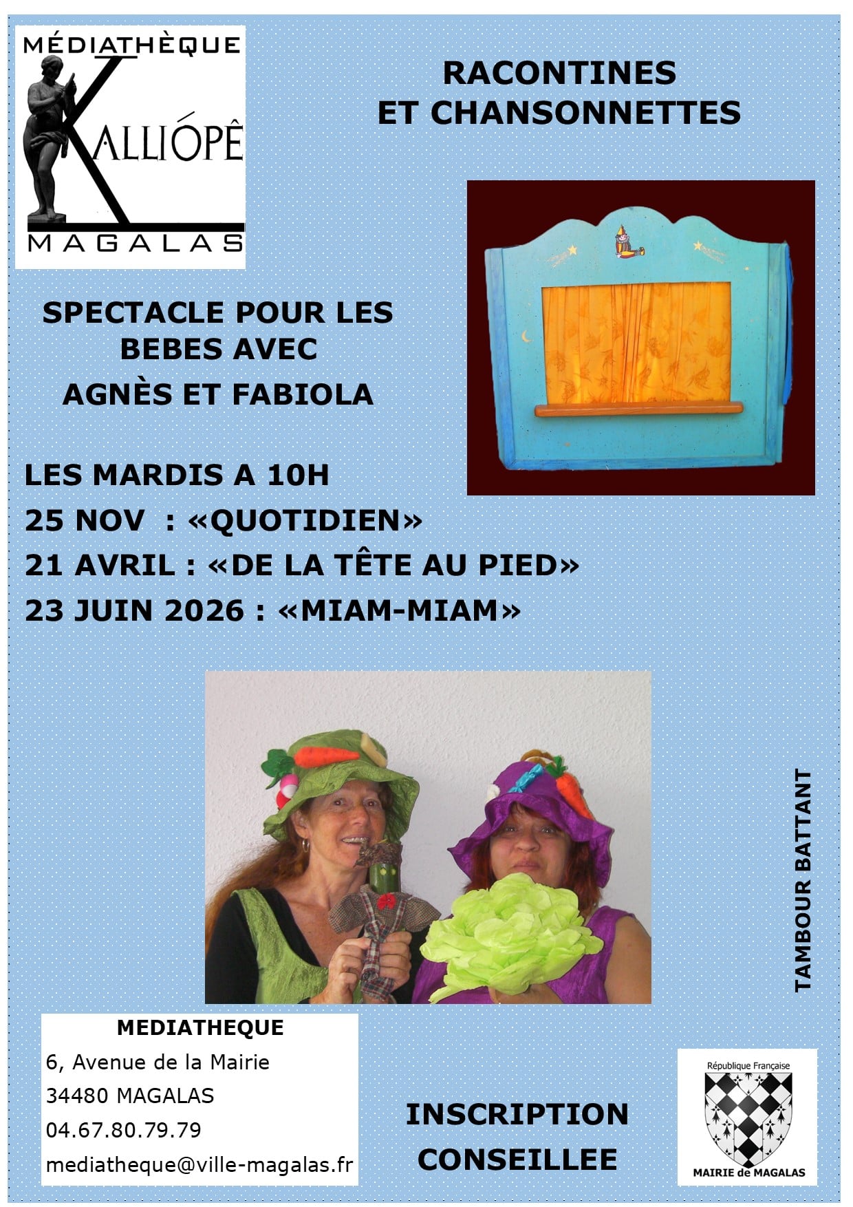 RACONTINES ET CHANSONNETTES "QUOTIDIEN"