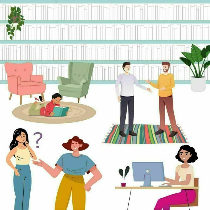 Partie de dominos géante Médiathèque Hugo Pratt Cournon-d'Auvergne