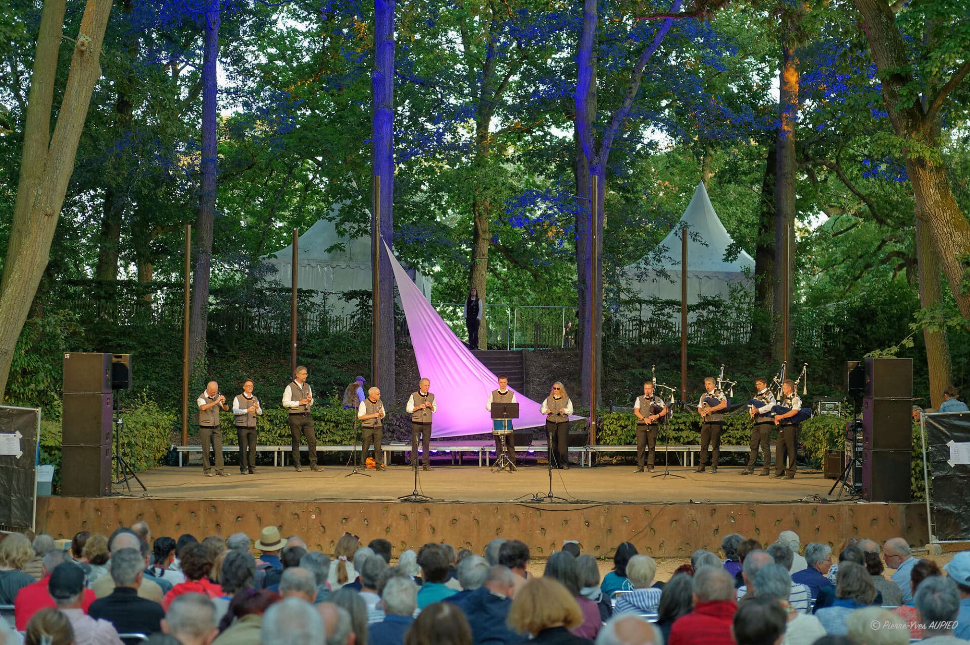 LeBagad Kastell Geron lors de la seconde soirée des. Mercredis du Thabor le 9 Juillet 2025 à Rennes