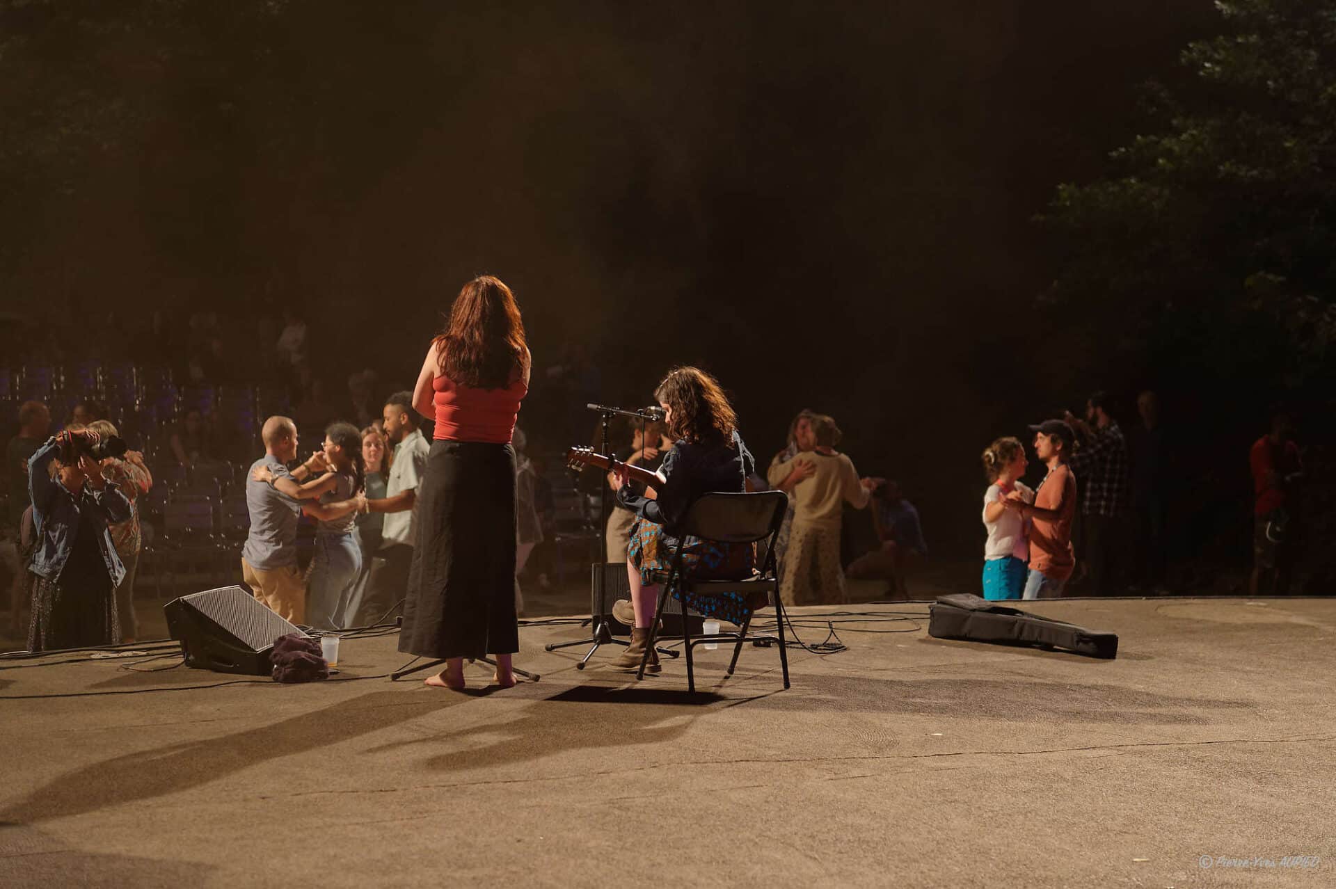 Maela hag Anouk lors de la seconde soirée des Mercredis du Thabor 2025 le 9 Juillet 2025 à Rennes