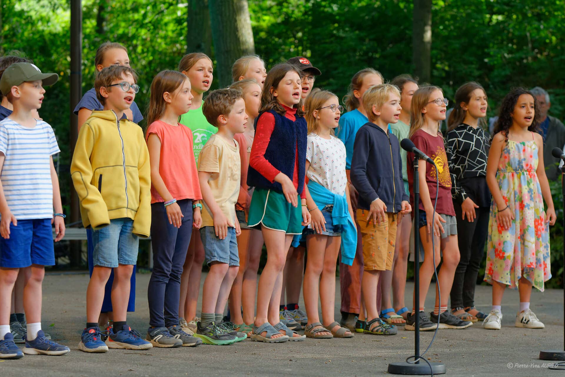 Les Enfants bilingues de l'école Liberté aux Mercredis du Thabor de Rennes le 2 Juillet 2025
