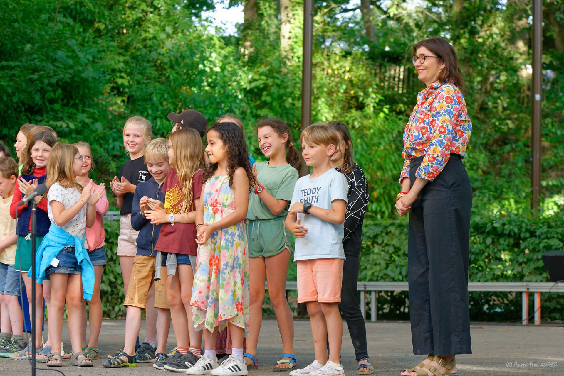 Les Enfants bilingues de l'école Liberté aux Mercredis du Thabor de Rennes le 2 Juillet 2025